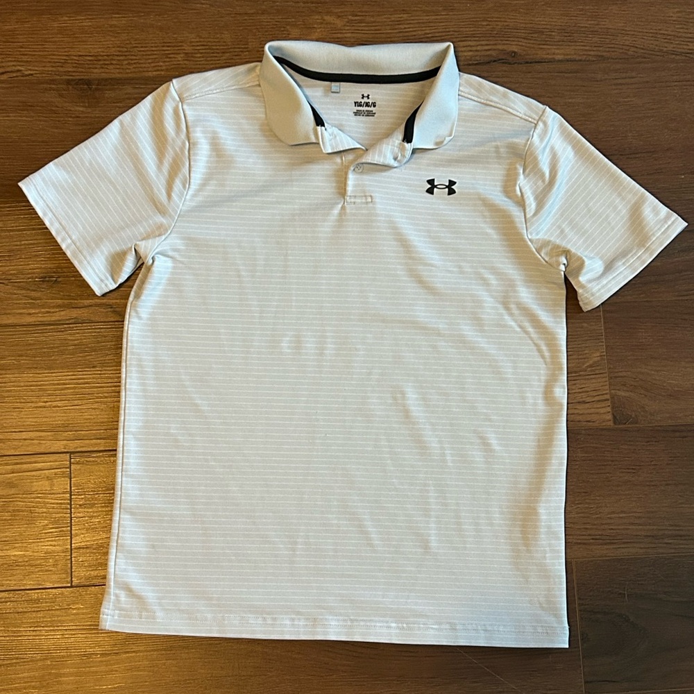 Under Armour Kids White Polo Shirt